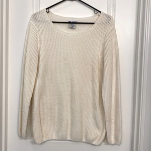 Cream Blair Knit Sweater, so cute for fall! Size Large